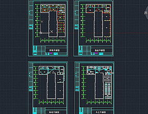 免费下载某工厂办公楼施工图设计图(DWG格式，编号16740616) 网络工程安装及设计全解析